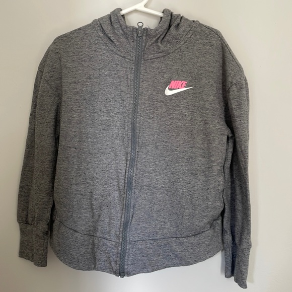 Nike Other - Grey Girls Nike Zip Up Jacket
